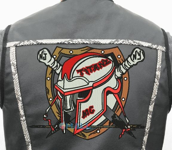 Large Patches for the Back of Your Leather Riding Vest
