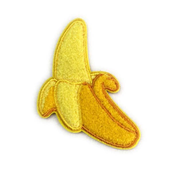 banana chenille patch